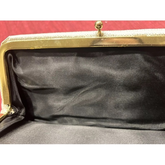 VTG 50s CARON OF HOUSTON TEXAS Hand Crafted Needlepoint Purse 11x5 - Picture 12 of 15